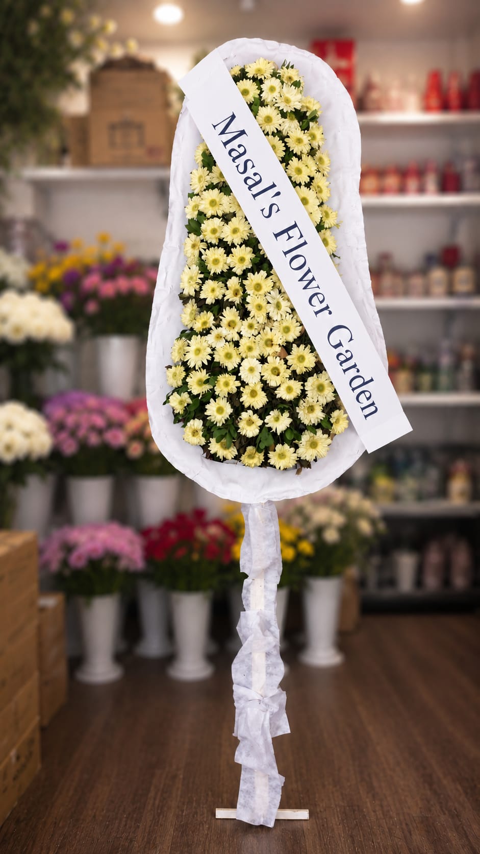 Elegance Beyaz Açılış Çelengi