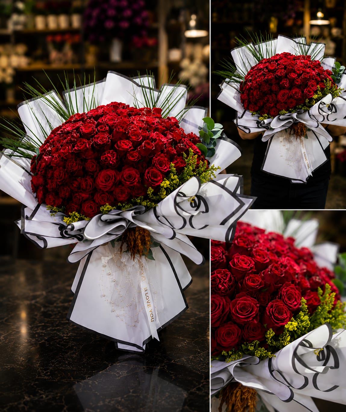 Royal Elegance 101 Kırmızı Gül Buketi